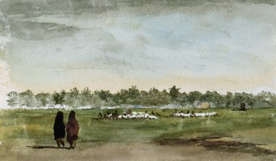 Osage-Rennbahn, Südliches Kansas, 1869-71 von Vincent Colyer